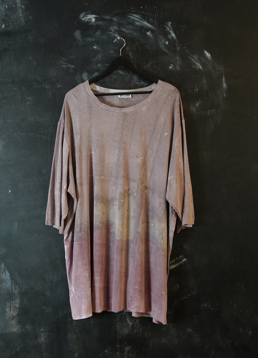 Naturally Dyed Cotton T-shirt Plus Size #245