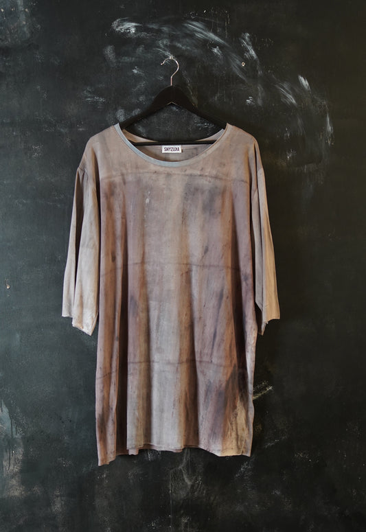 Naturally Dyed Cotton T-shirt L #247