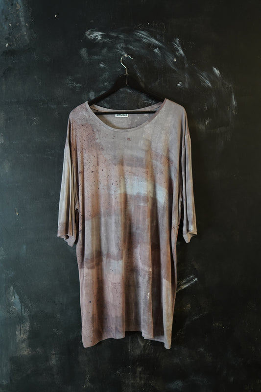 Naturally Dyed Cotton T-shirt Plus Size #250