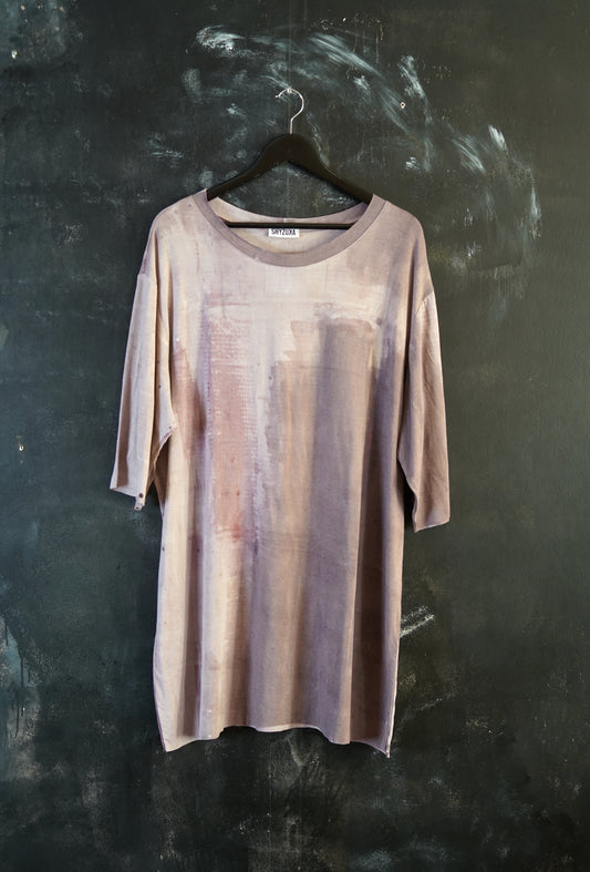 Naturally Dyed Cotton T-shirt Plus Size #269