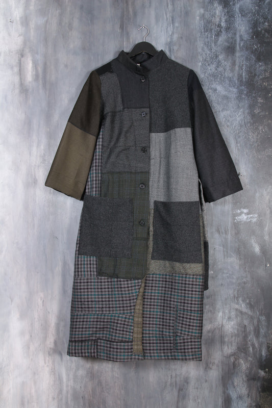 Upcycled Wool Coat #7