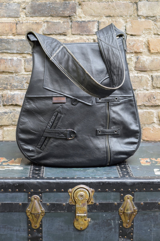 Upcycled Leather Bag #2