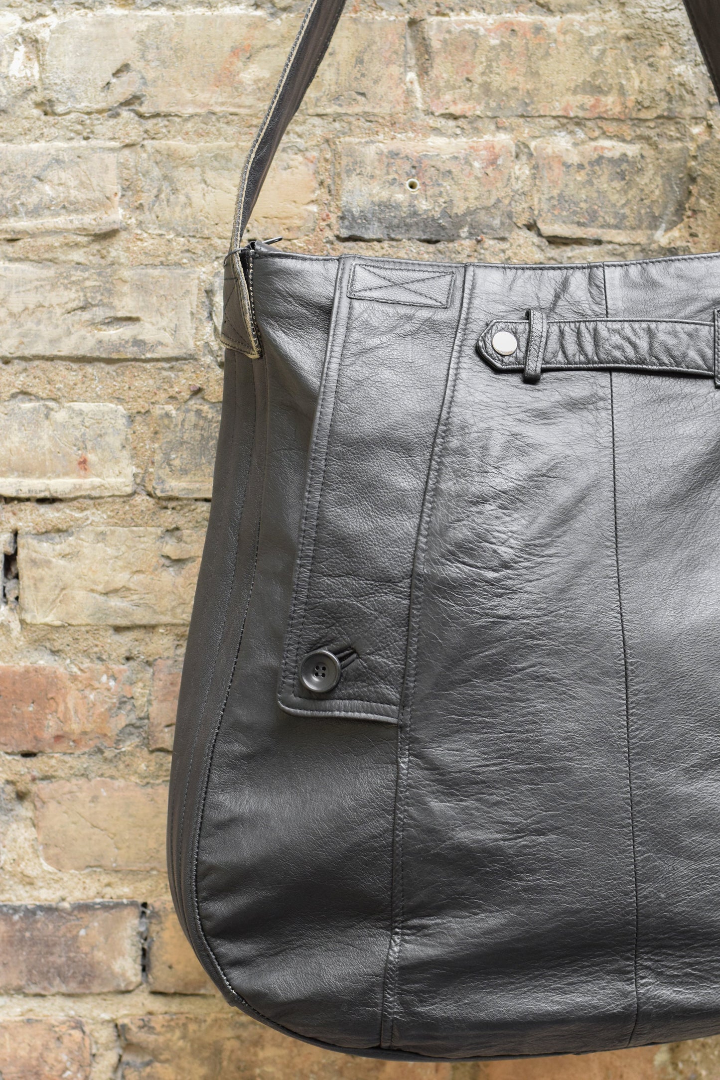 Upcycled Leather Bag #2