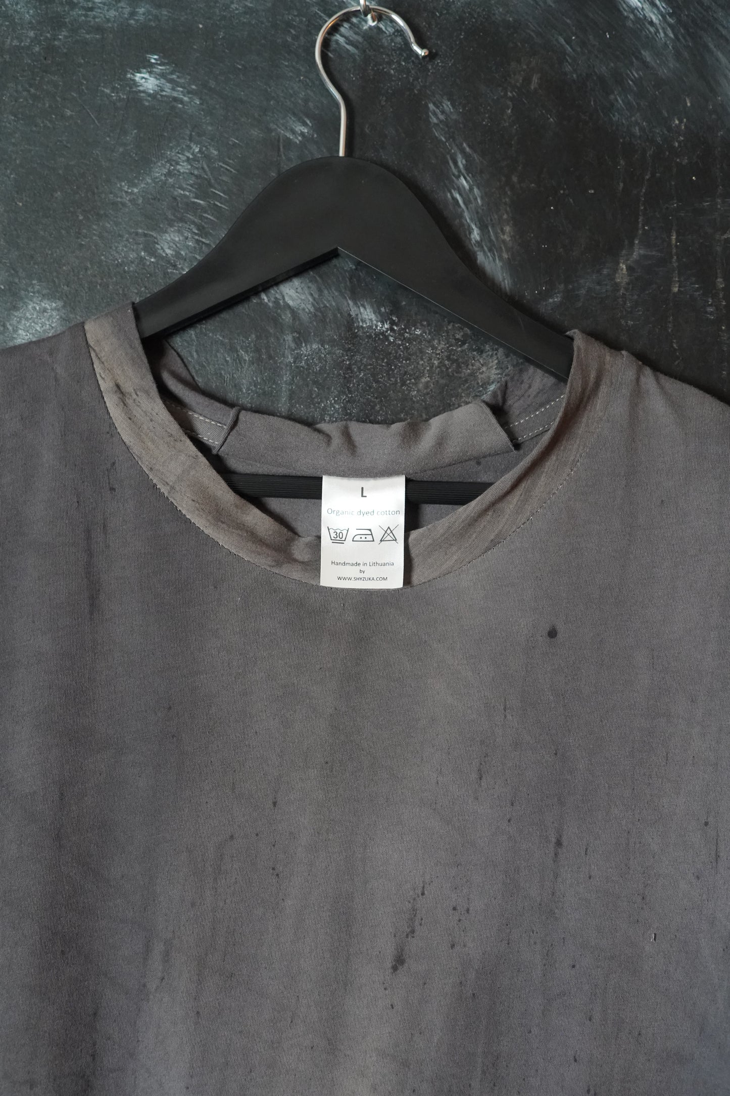 Naturally Dyed Cotton T-shirt L #162