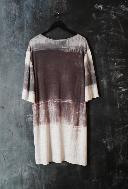 Naturally Dyed Linen Dress #210