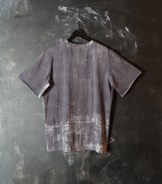 Naturally Dyed Cotton T-shirt L #218