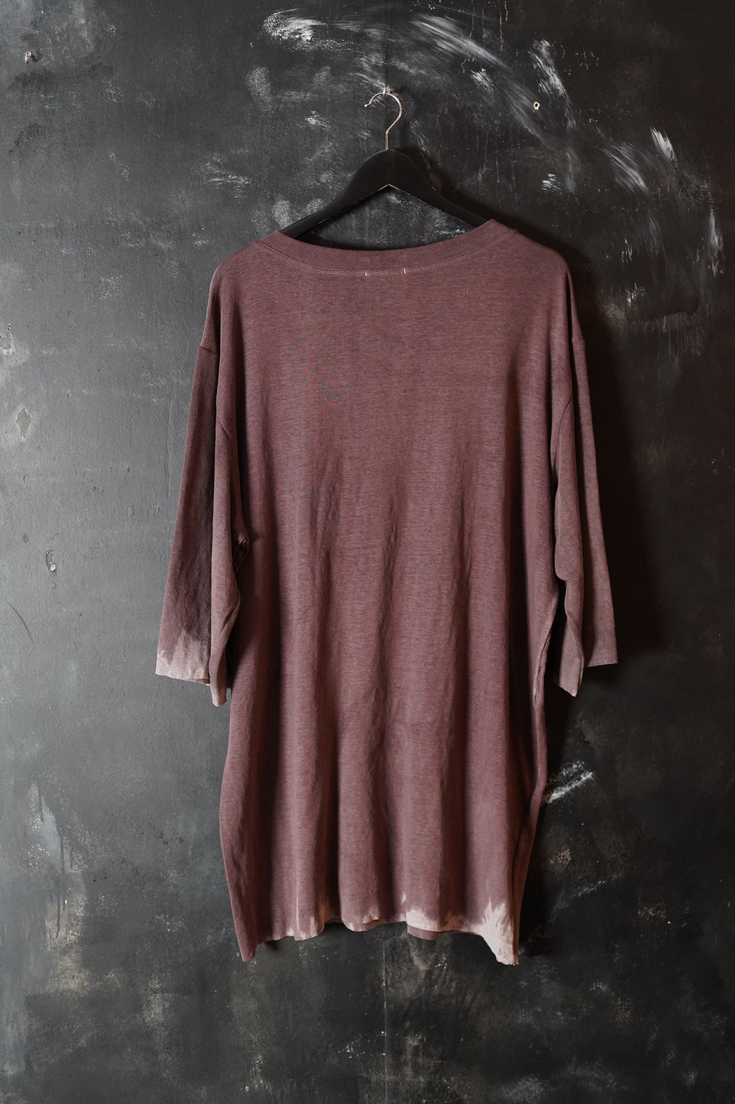 Naturally Dyed Linen T-shirt L #241