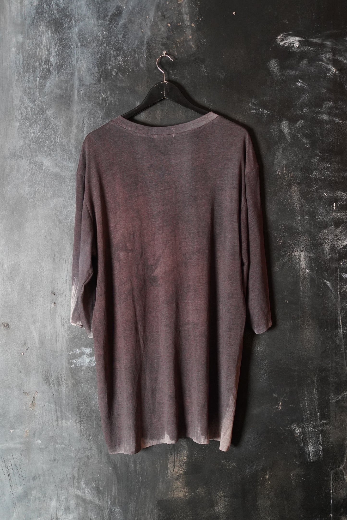 Naturally Dyed Linen T-shirt L #243