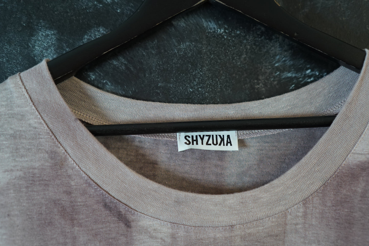 Naturally Dyed Linen T-shirt L #246