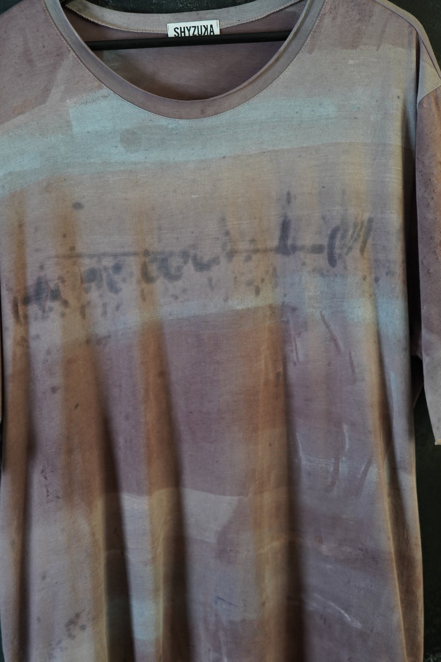 Naturally Dyed Cotton T-shirt L #259