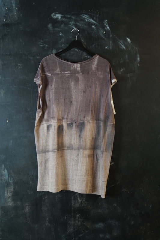 Naturally Dyed Linen Tank Top #276