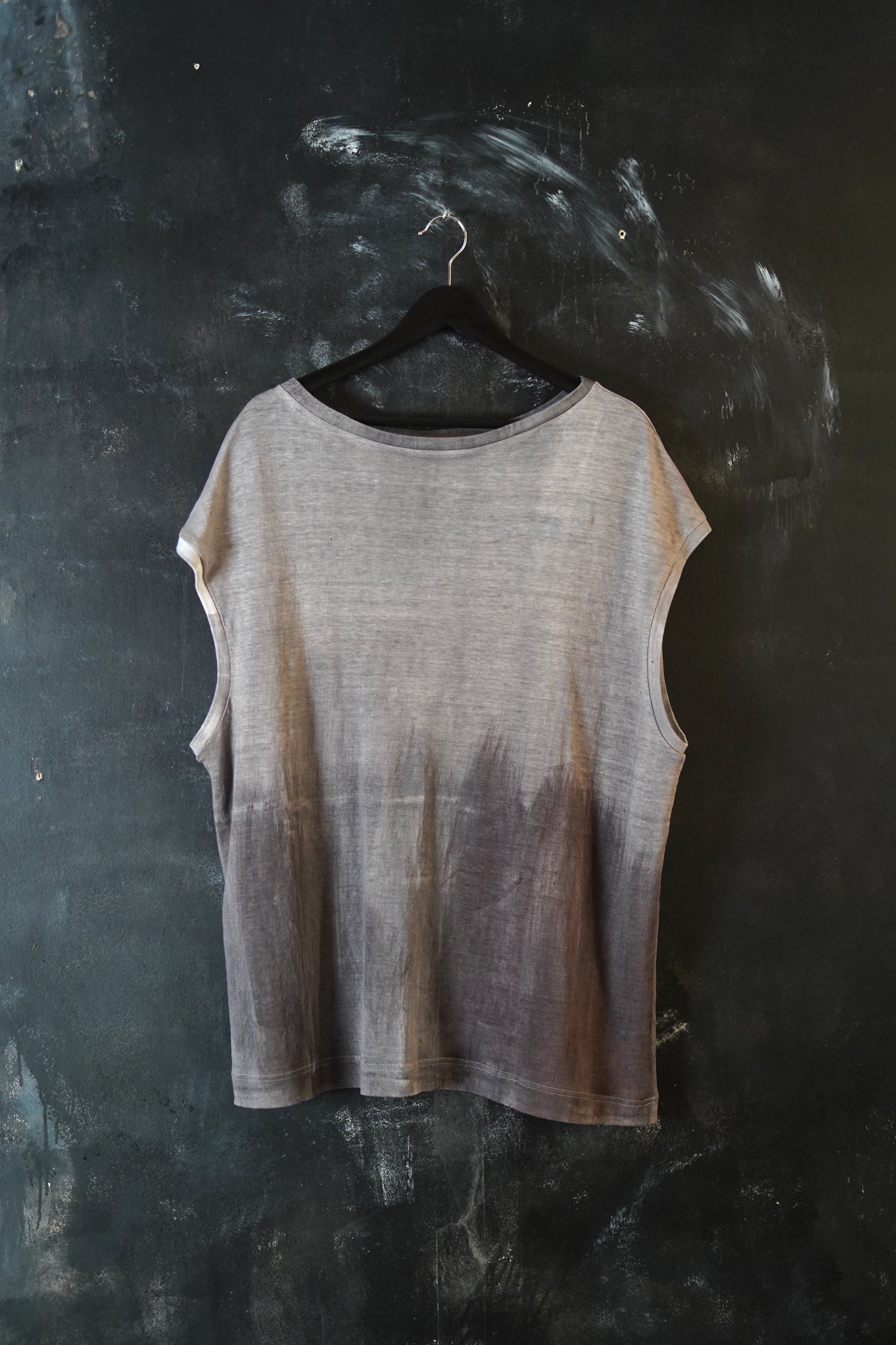 Naturally Dyed Linen Tank Top #282