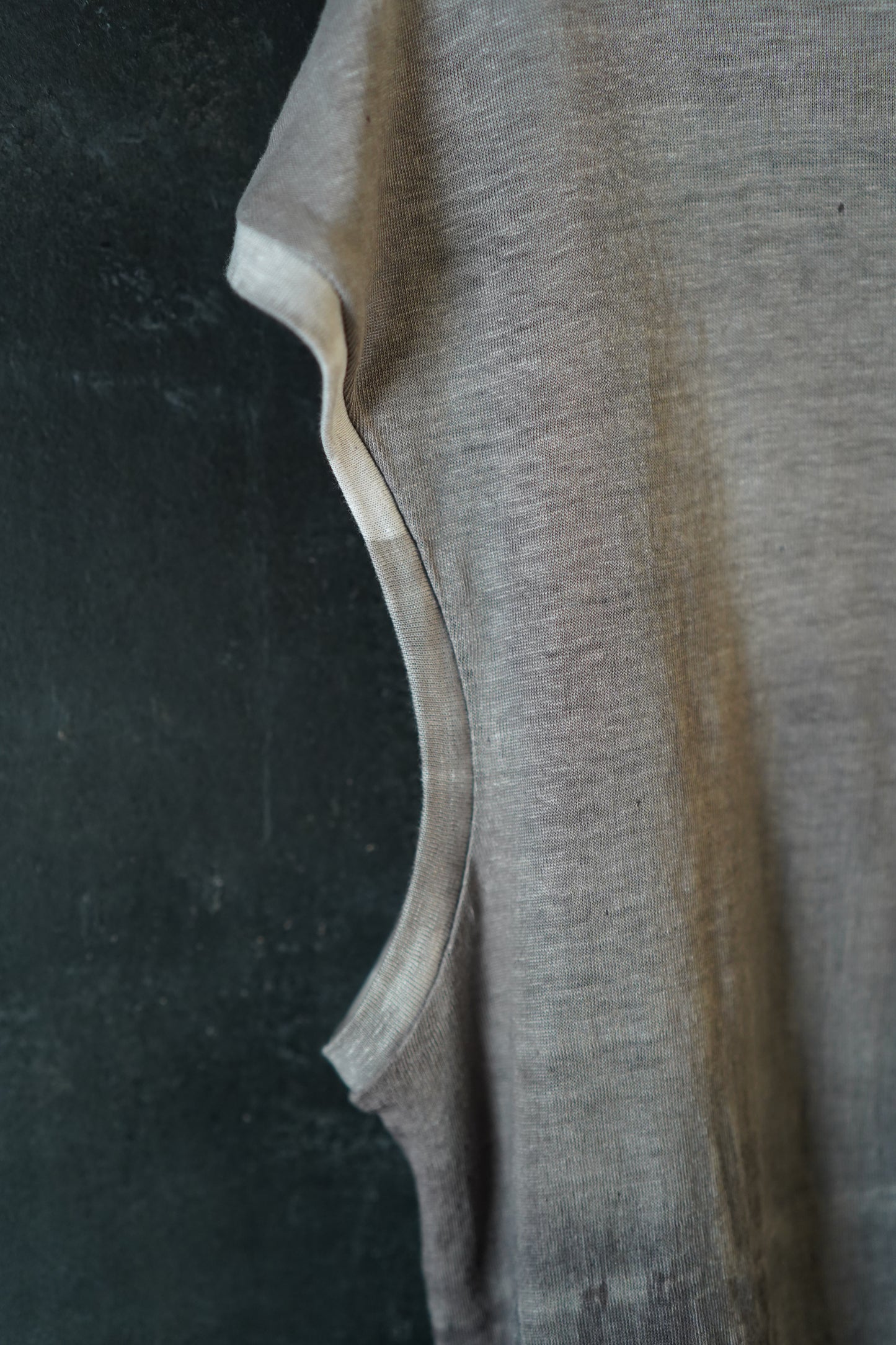 Naturally Dyed Linen Tank Top #282