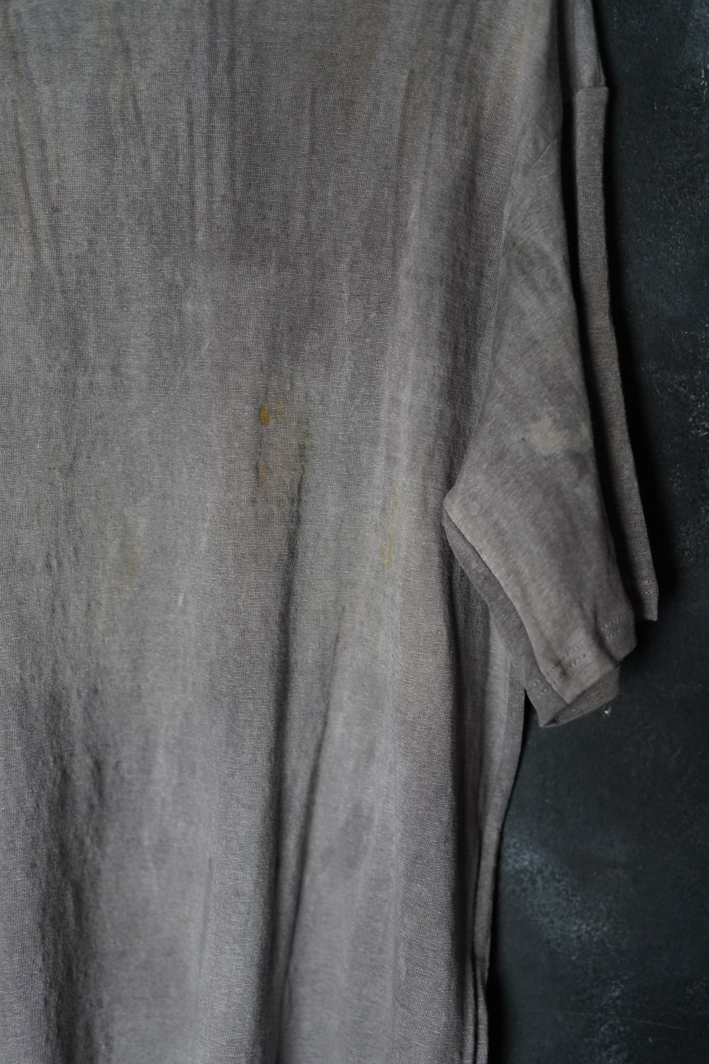 Naturally Dyed Linen T-shirt Size Plus #290