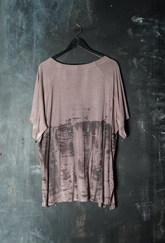 Naturally Dyed Cotton T-shirt L #297