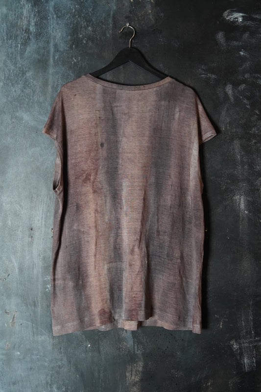 Naturally Dyed Linen Tank Top #278