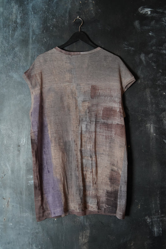 Naturally Dyed Linen Tank Top #279