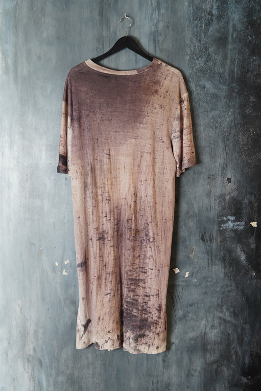 Naturally Dyed Linen Jersey Dress #112