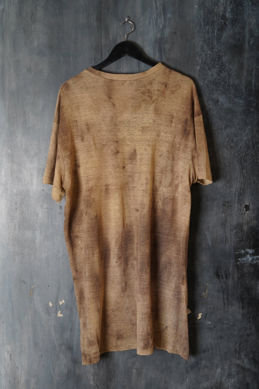 Naturally Dyed Linen Jersey Dress #114