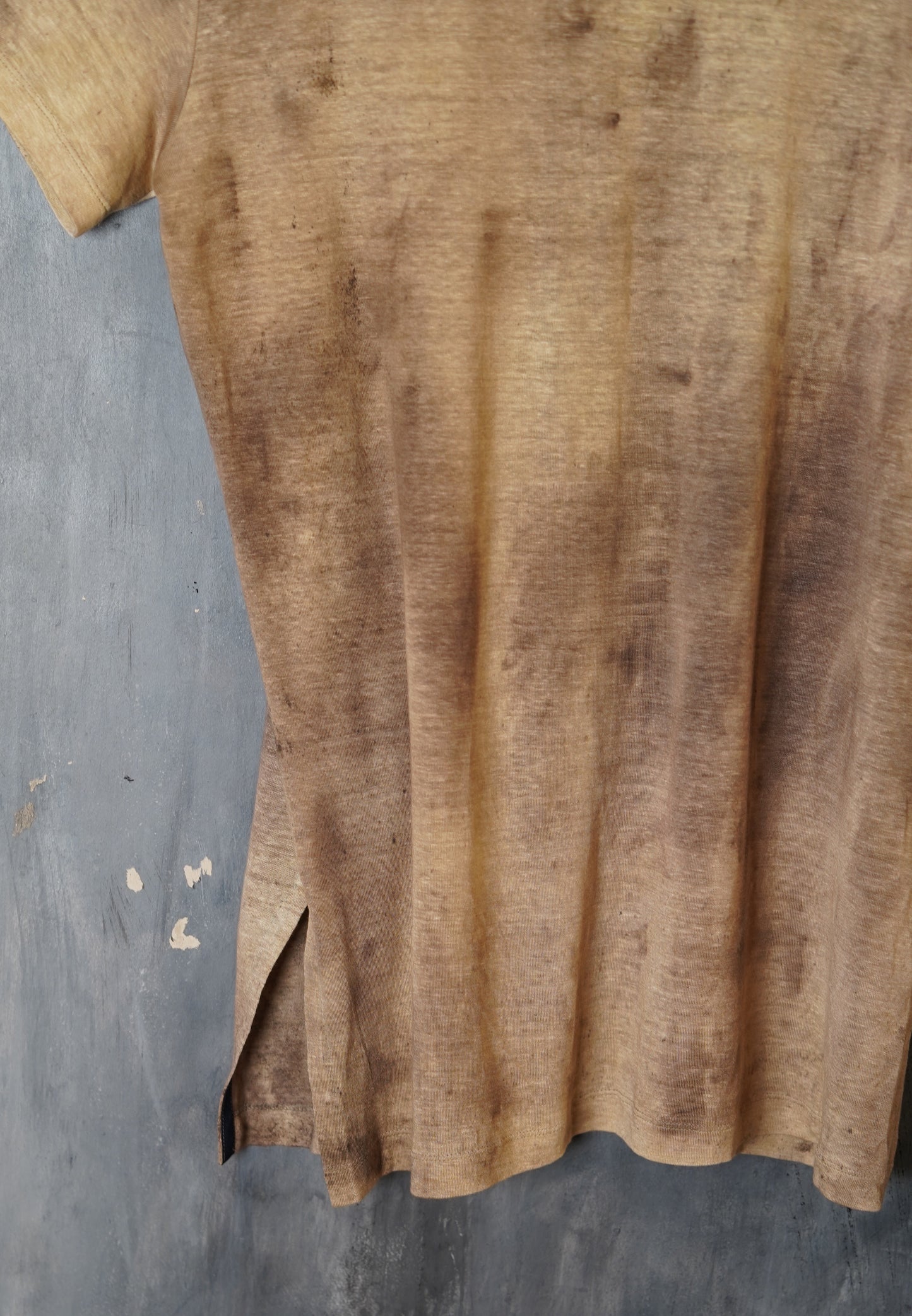 Naturally Dyed Linen Jersey Dress #114