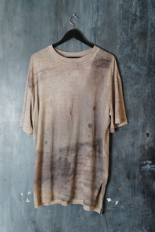 Naturally Dyed Linen Jersey T-shirt #116