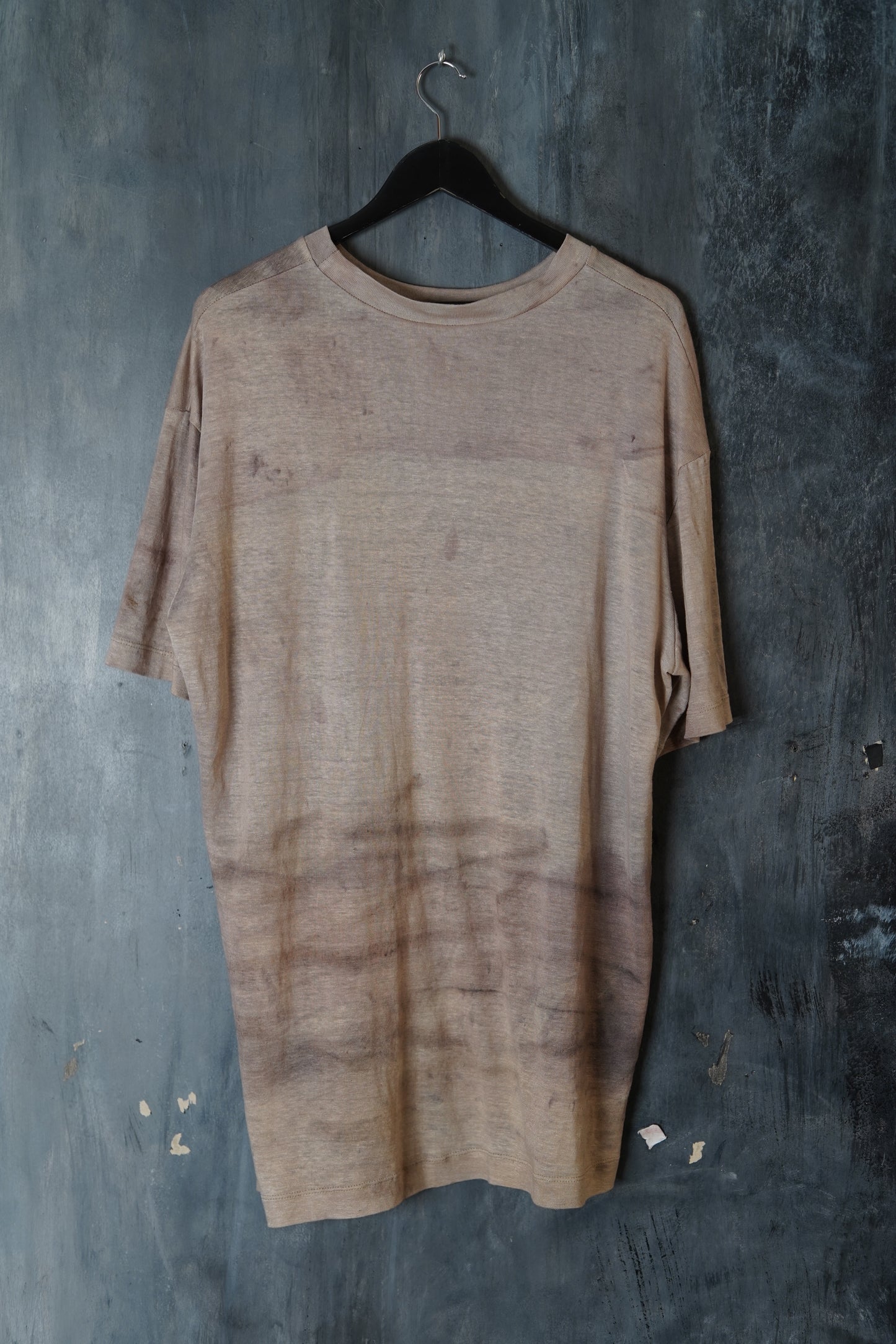 Naturally Dyed Linen Jersey T-shirt #116