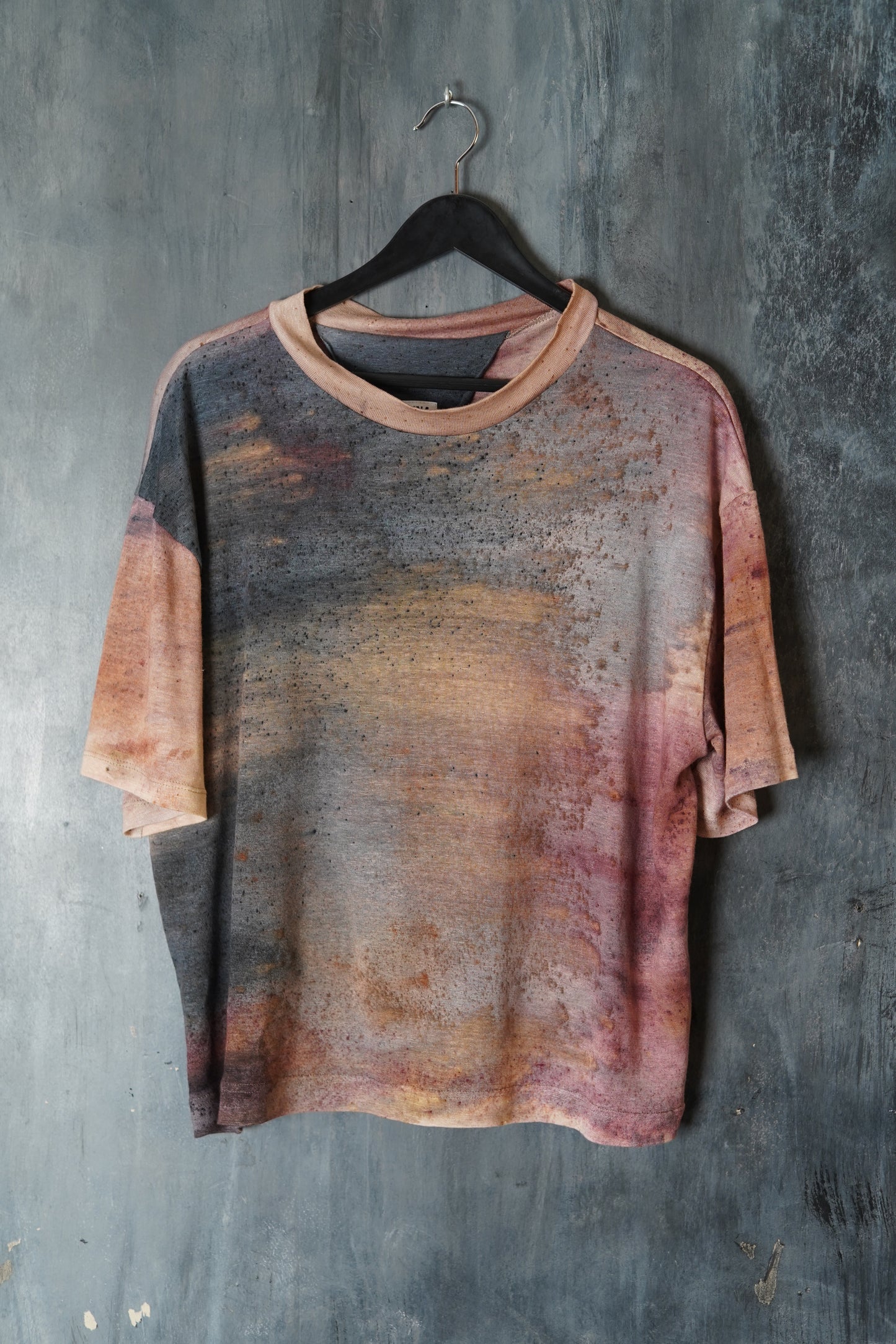 Naturally Dyed Linen T-shirt #118