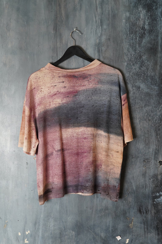 Naturally Dyed Linen T-shirt #118