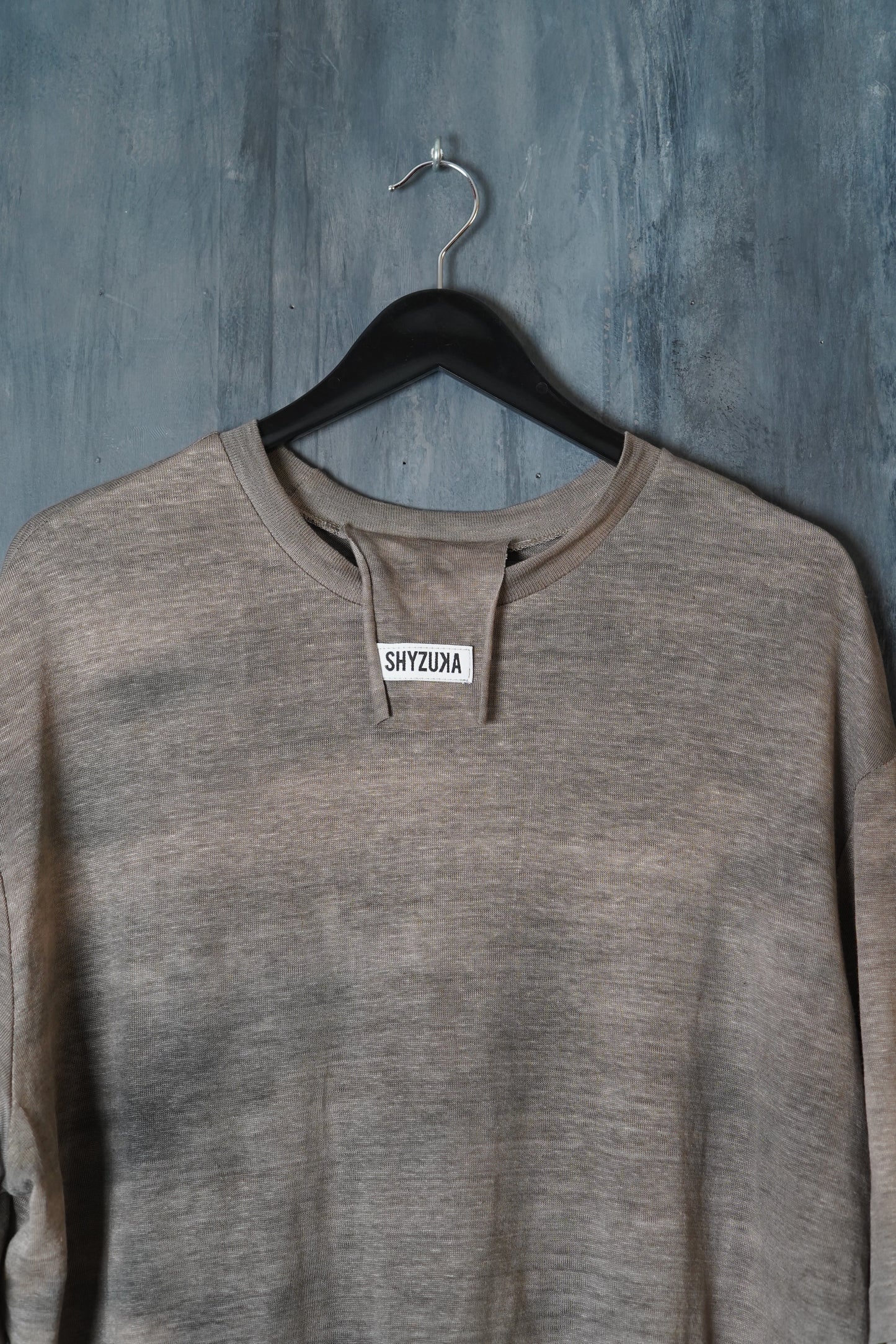 Naturally Dyed Linen Jersey T-shirt #121