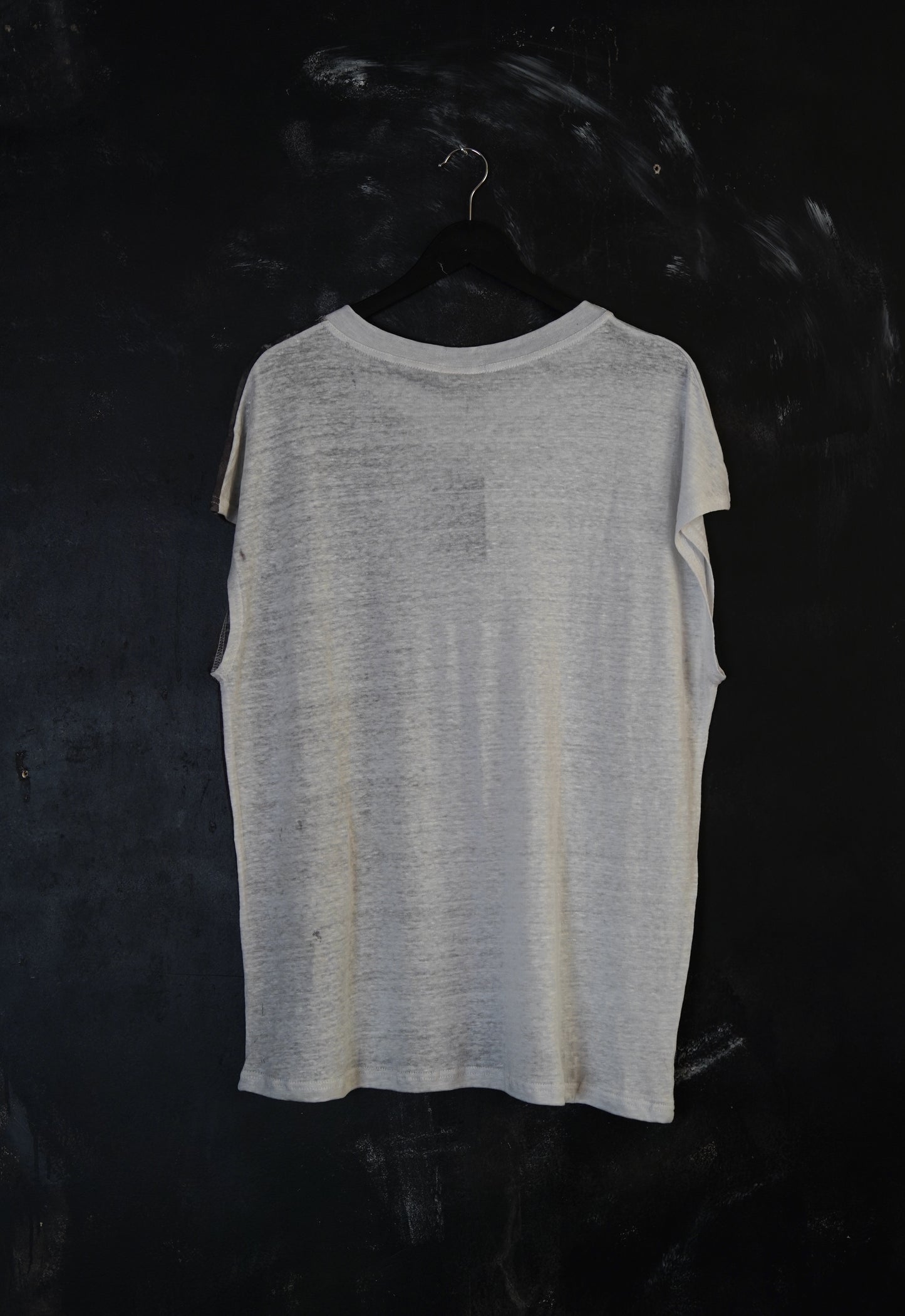 Naturally Dyed Linen Tank Top L #337