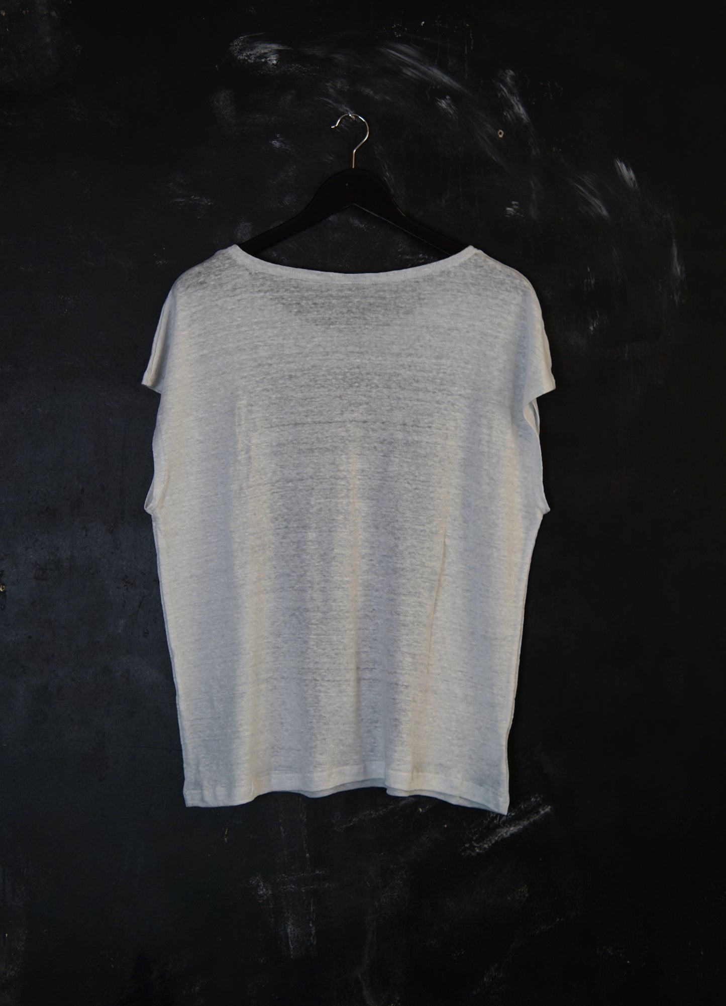 Naturally Dyed Linen Tank Top M #340