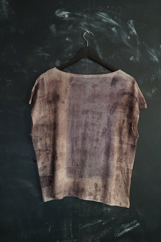 Naturally Dyed Linen Tank Top #344