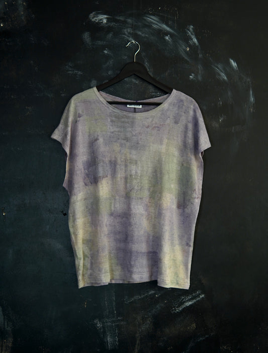 Naturally Dyed Linen Tank Top #346