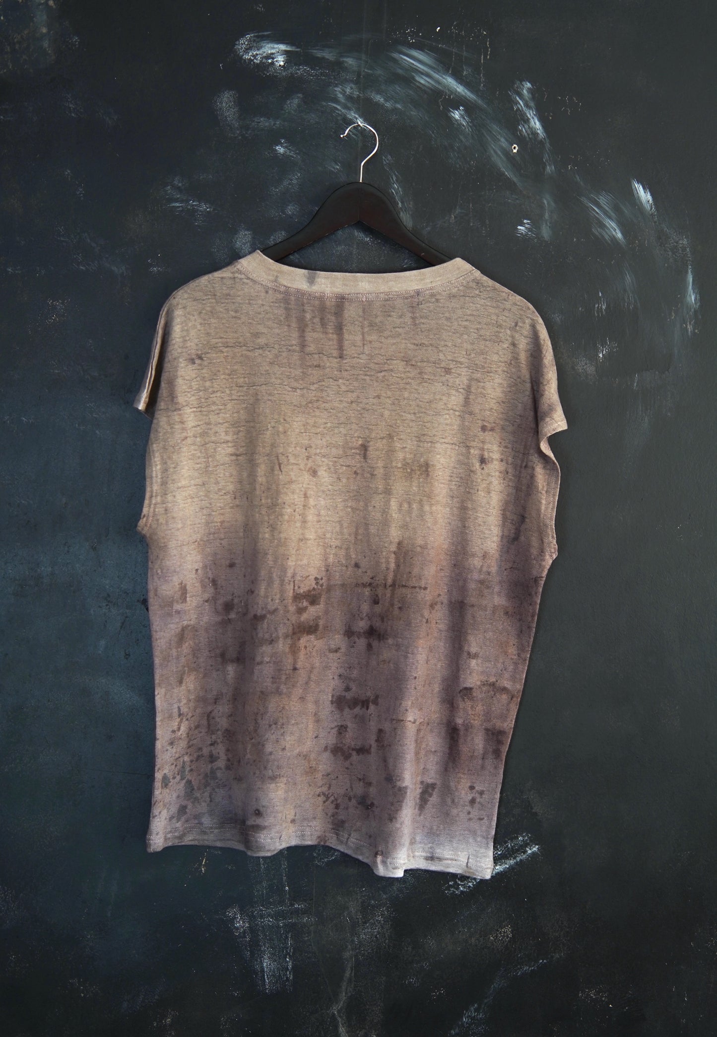 Naturally Dyed Linen Tank Top #349