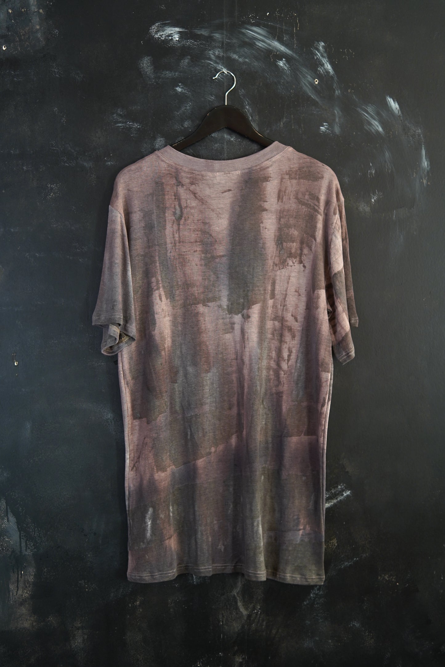 Naturally Dyed Linen T-shirt S #372