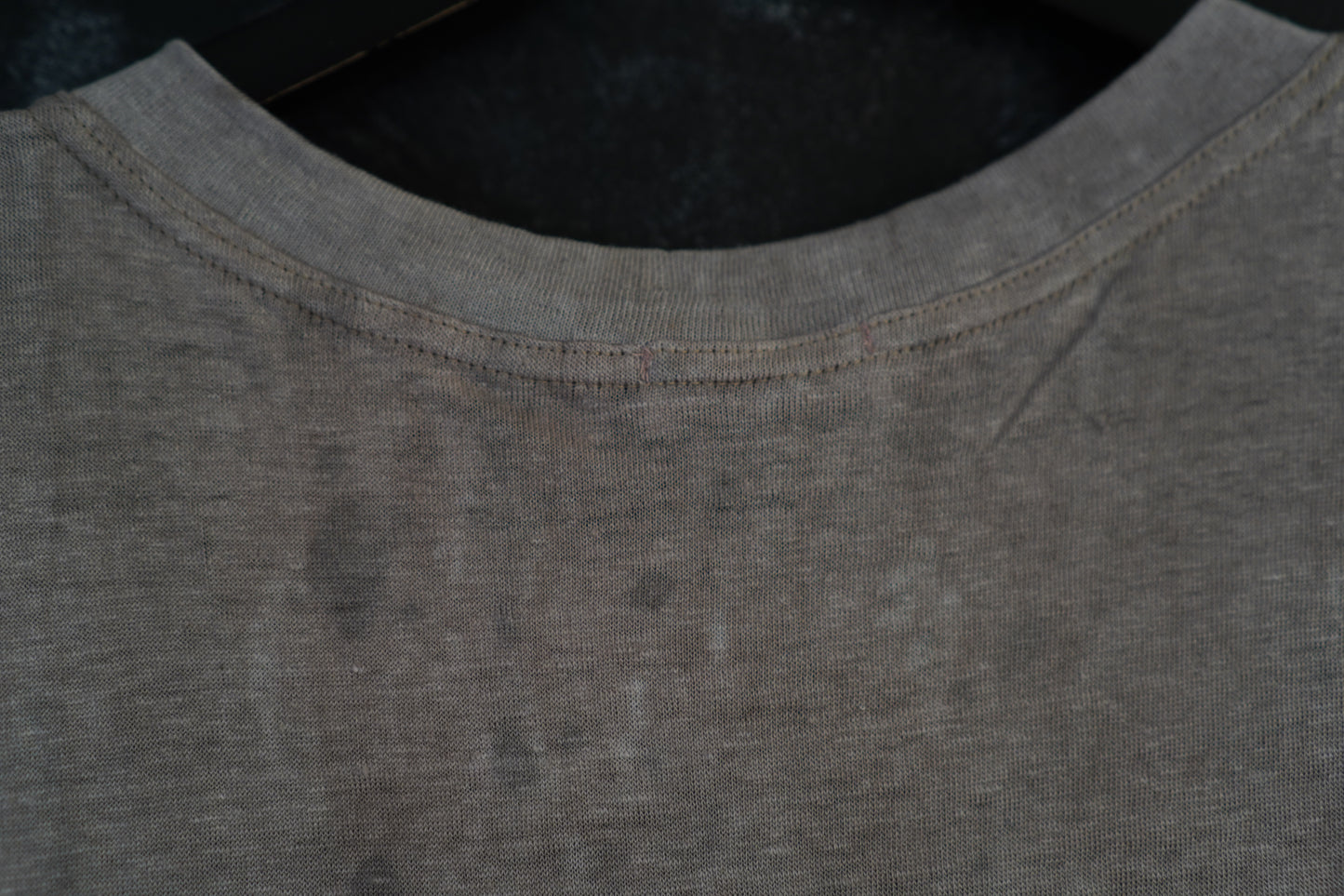 Naturally Dyed Linen T-shirt S #380