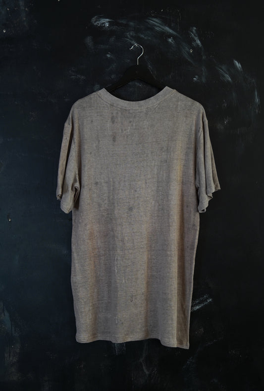 Naturally Dyed Linen T-shirt S #380