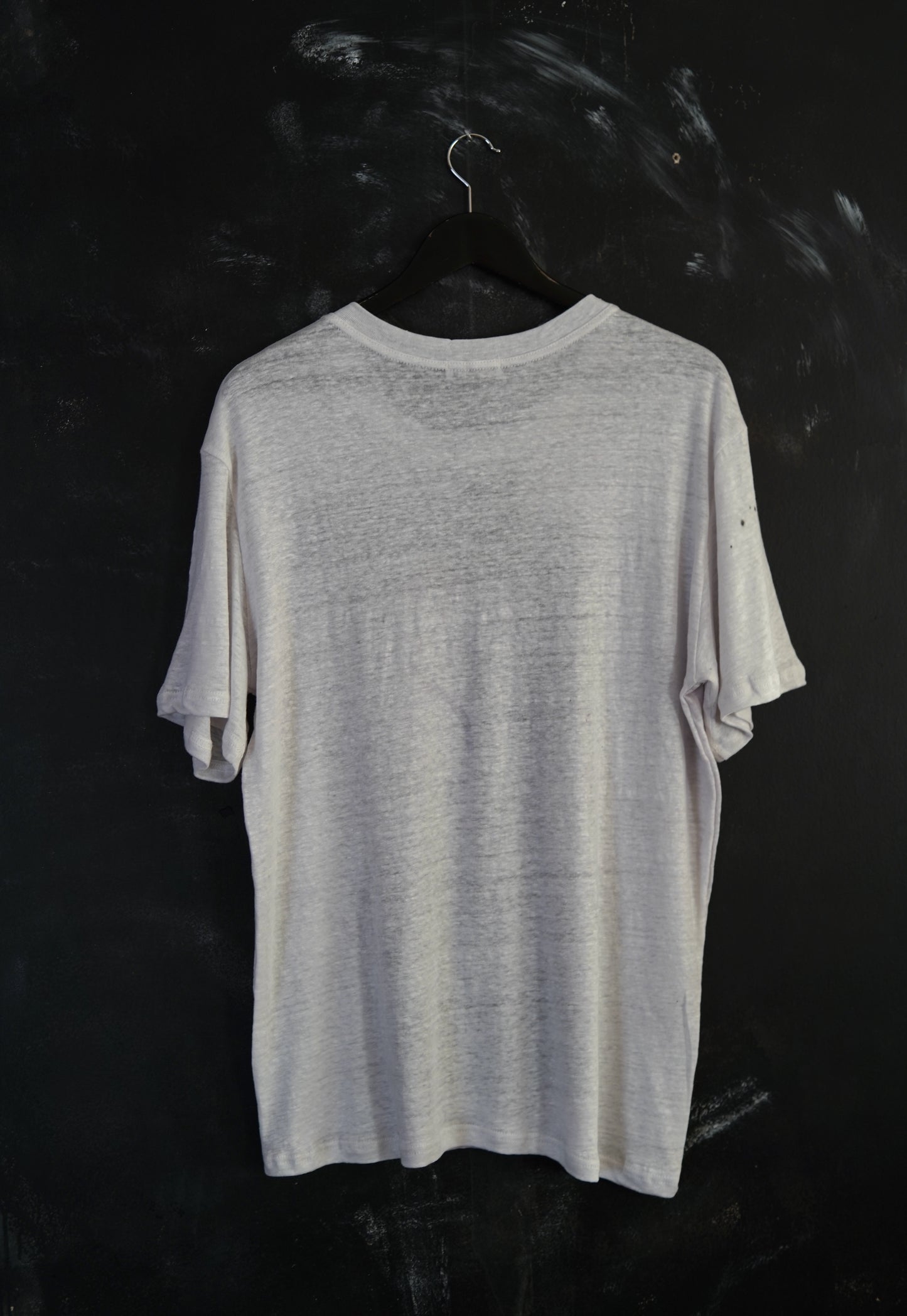 Naturally Dyed Linen T-shirt S #381