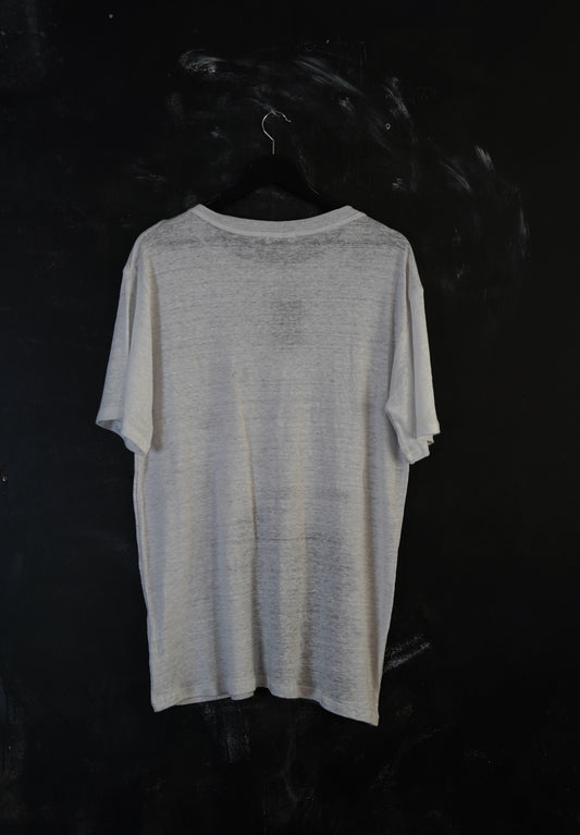 Naturally Dyed Linen T-shirt S #383