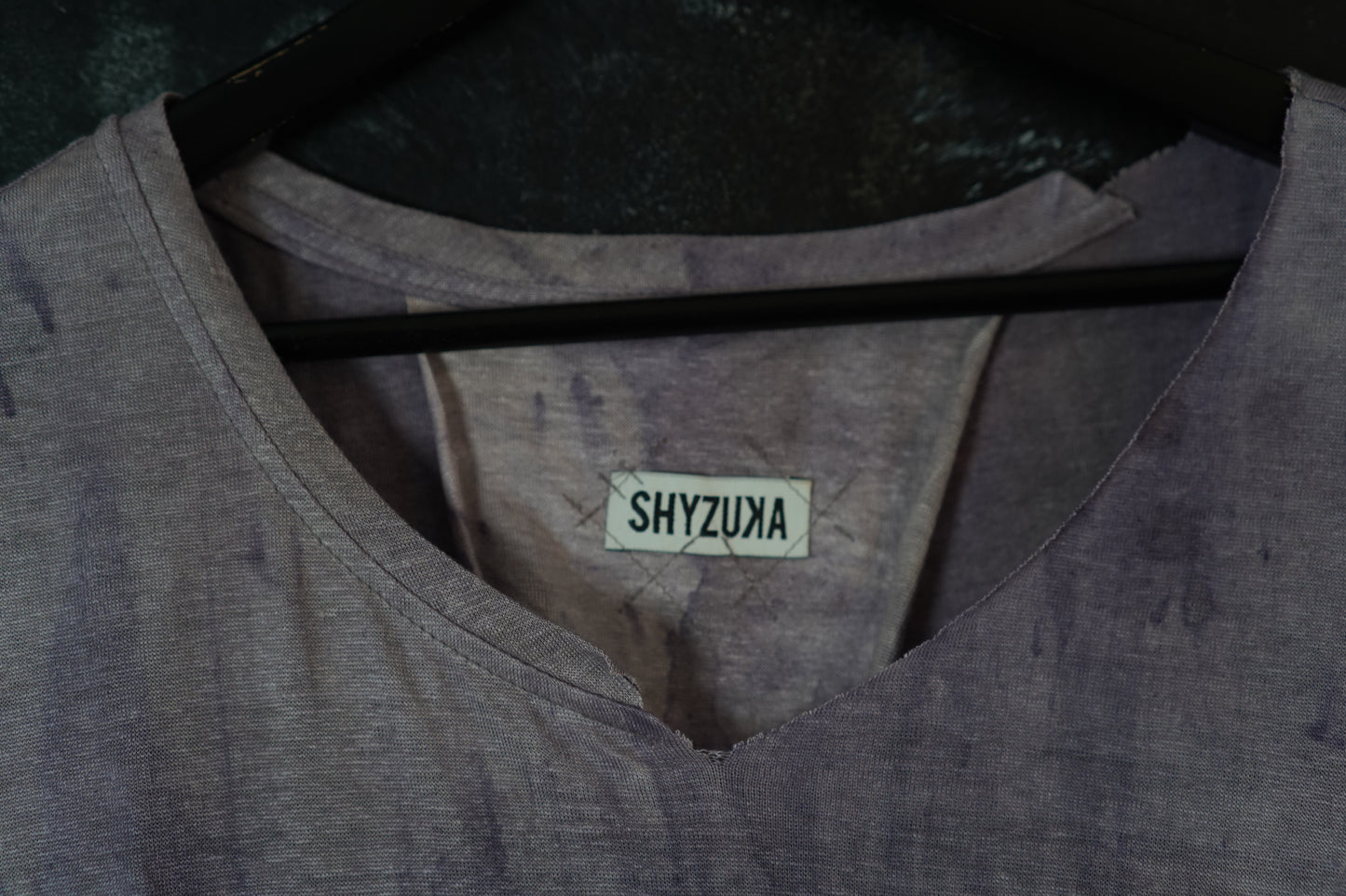 Naturally Dyed Linen T-shirt L #389