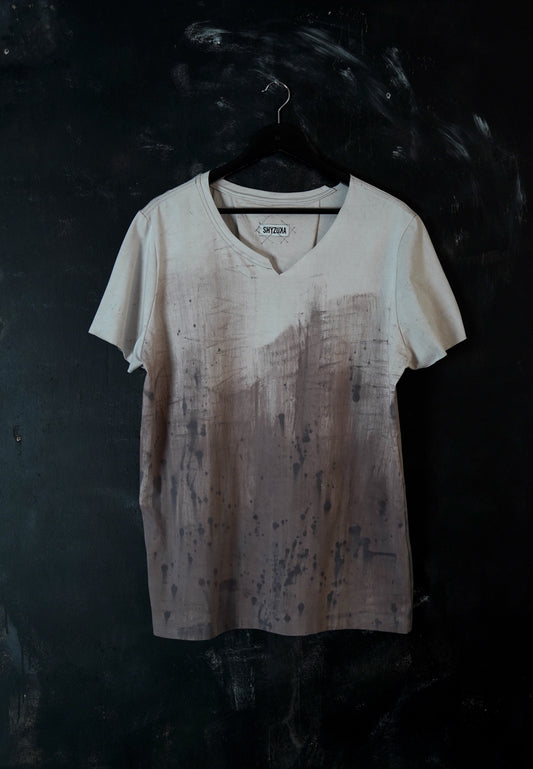 Naturally Dyed Cotton T-shirt L #390