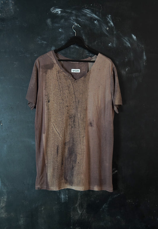 Naturally Dyed Cotton T-shirt L #391