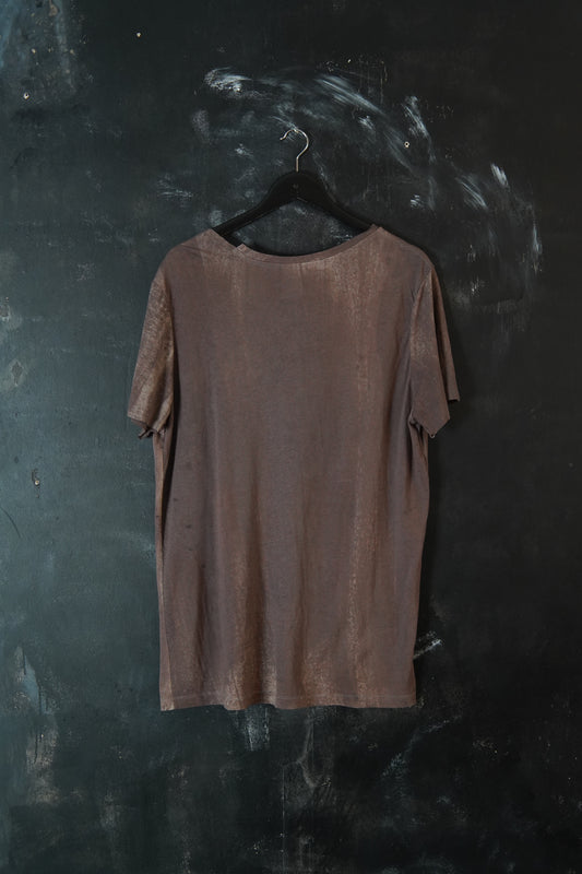 Naturally Dyed Cotton T-shirt L #391