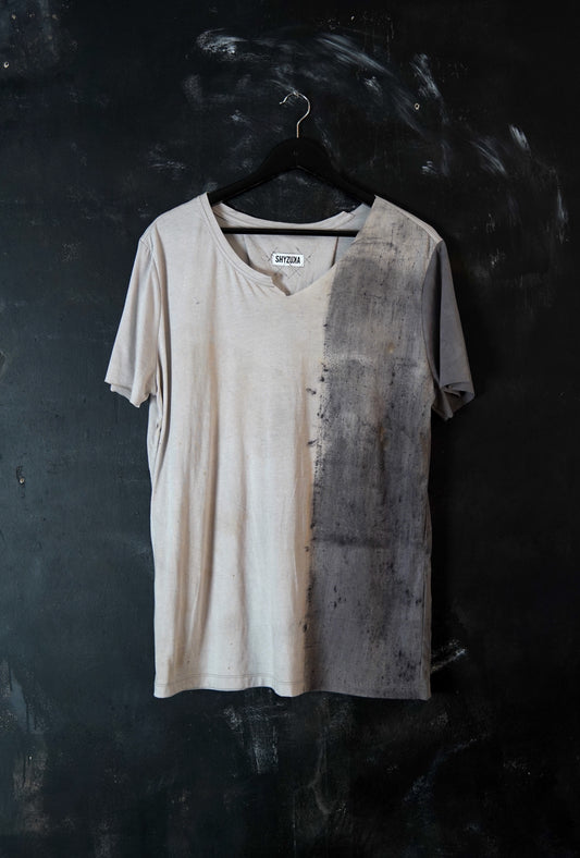 Naturally Dyed Cotton T-shirt L #394