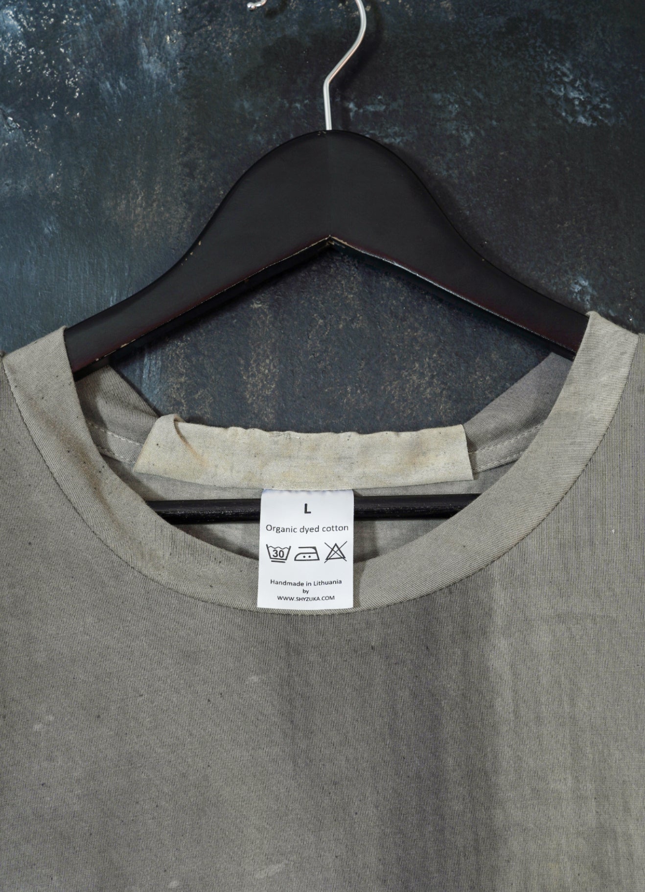 Natural Dyed T-shirt L #78