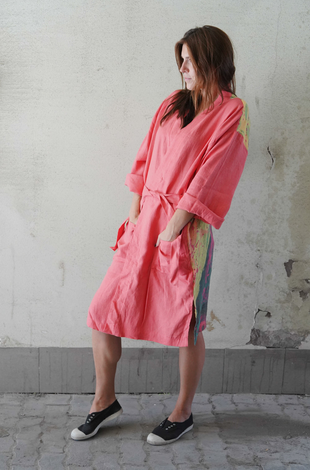 Punk Mona Linen Duster