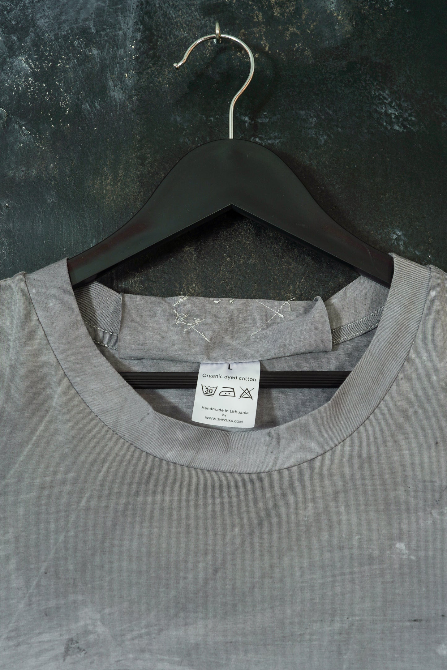 Natural Dyed T-shirt L #80