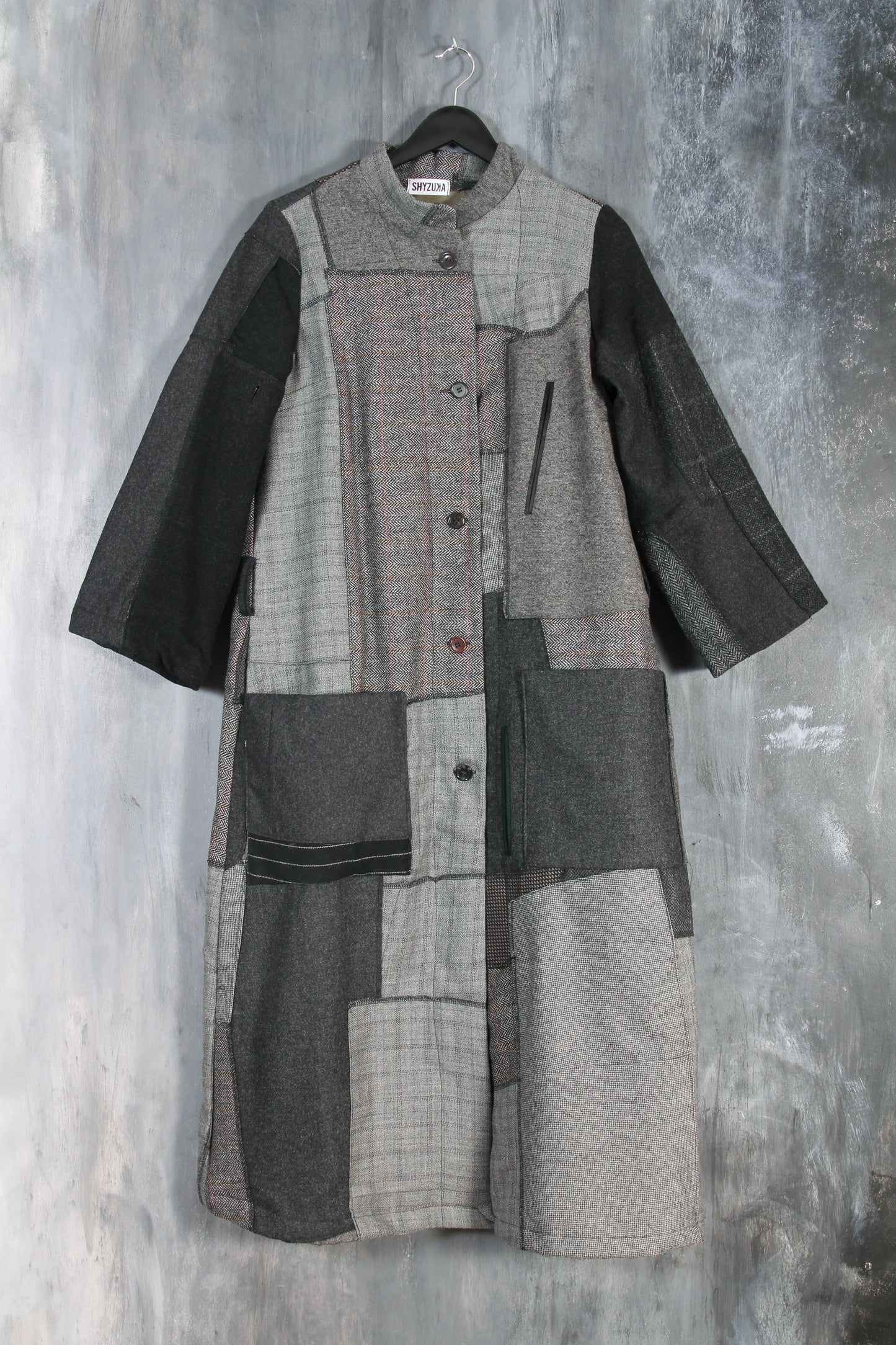 Upcycled Wool Coat #12