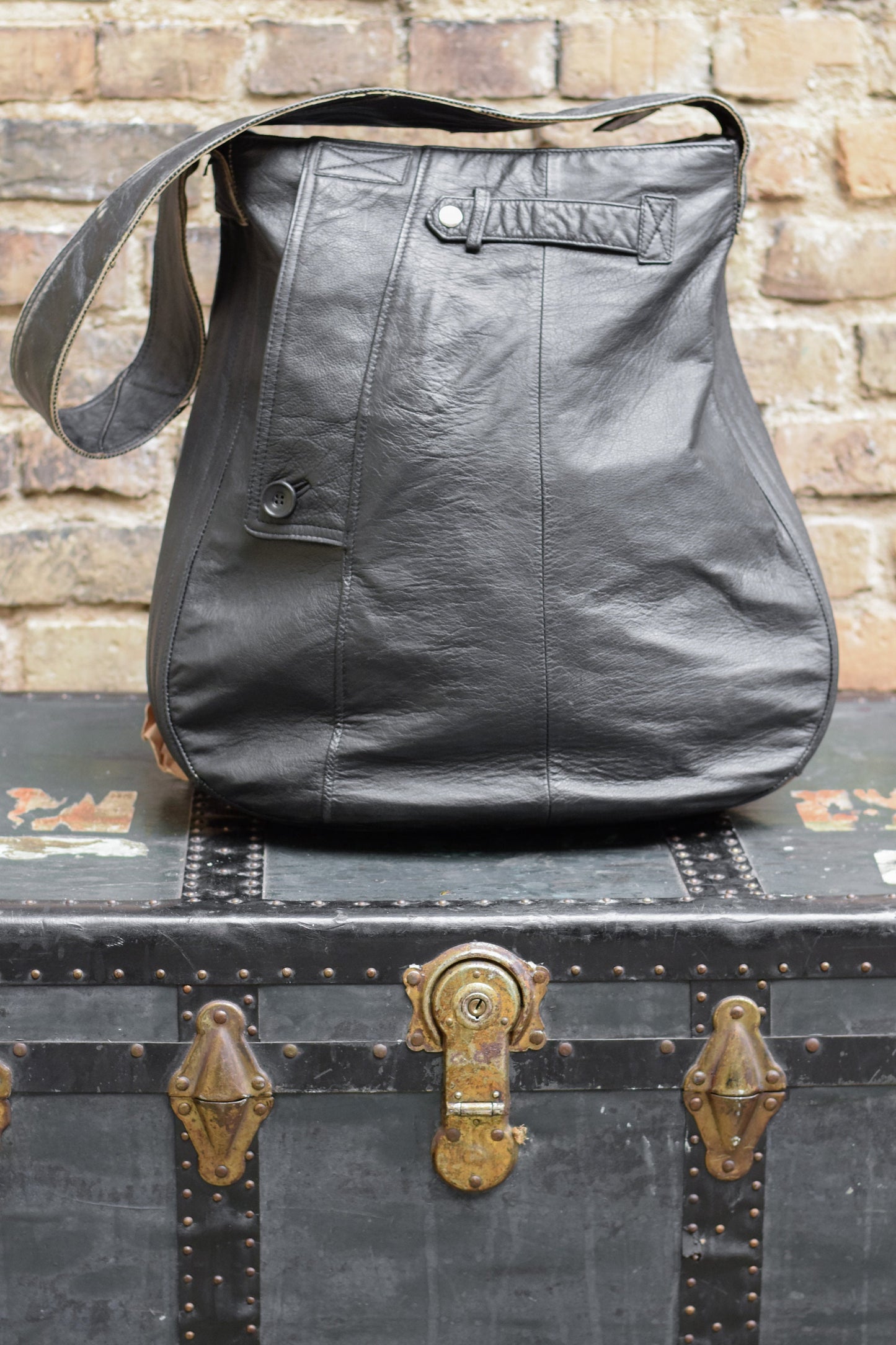 Upcycled Leather Bag #2